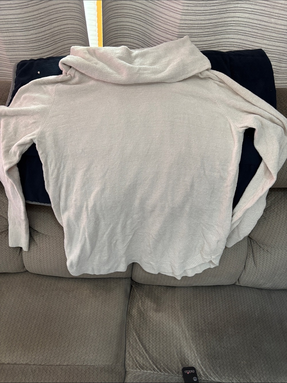 Barefoot Dreams Pale cream Cowlneck Sweater